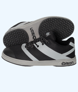 Women's CrossKicks Black/Grey -Double Gripper