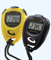 Goldline Curling Stopwatch - Black and Yellow