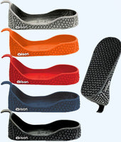 Rookie Bundle - Women's Left Hand - Orange Fiberglass Broom -  Black Voltaje Shoes - Choice of Gripper Colour