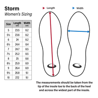 Women's G50 Storm Curling Shoes  (Speed 8) (RH)