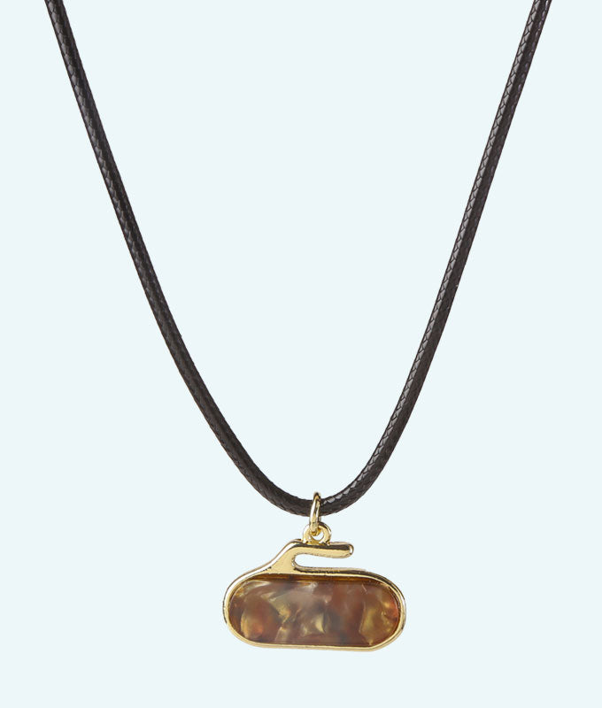 Amber rock discount necklace